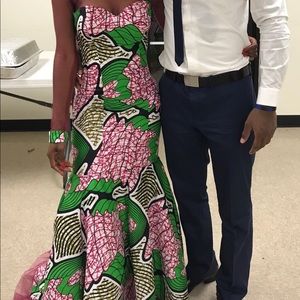 African print gown for sale